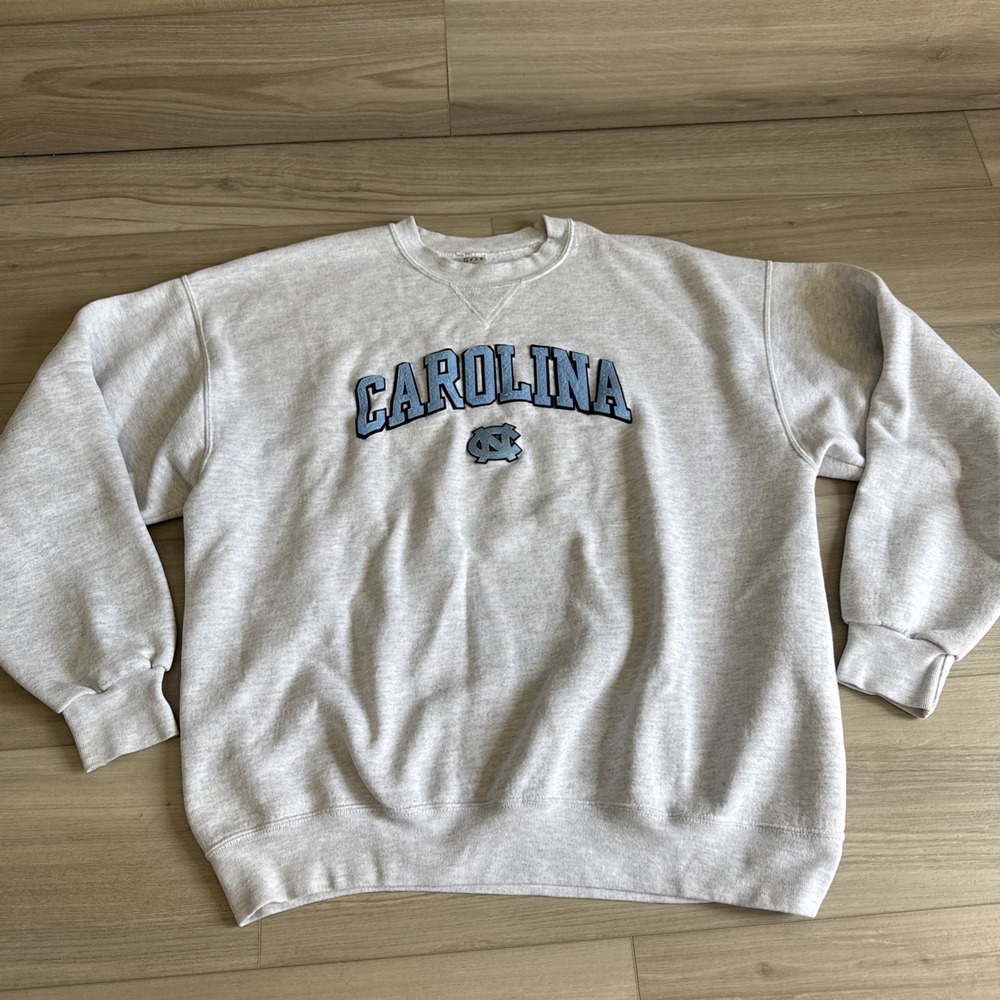Vintage 90s North Carolina Tar Heels Crewneck Sweatshirt‎ SOFFE Size XL NCAA